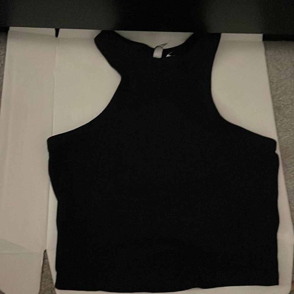 Black Crop top